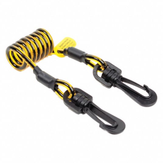 DBI-SALA, Black/Yellow, Clip, Tool Lanyard - 447Y45|1500059 - Grainger