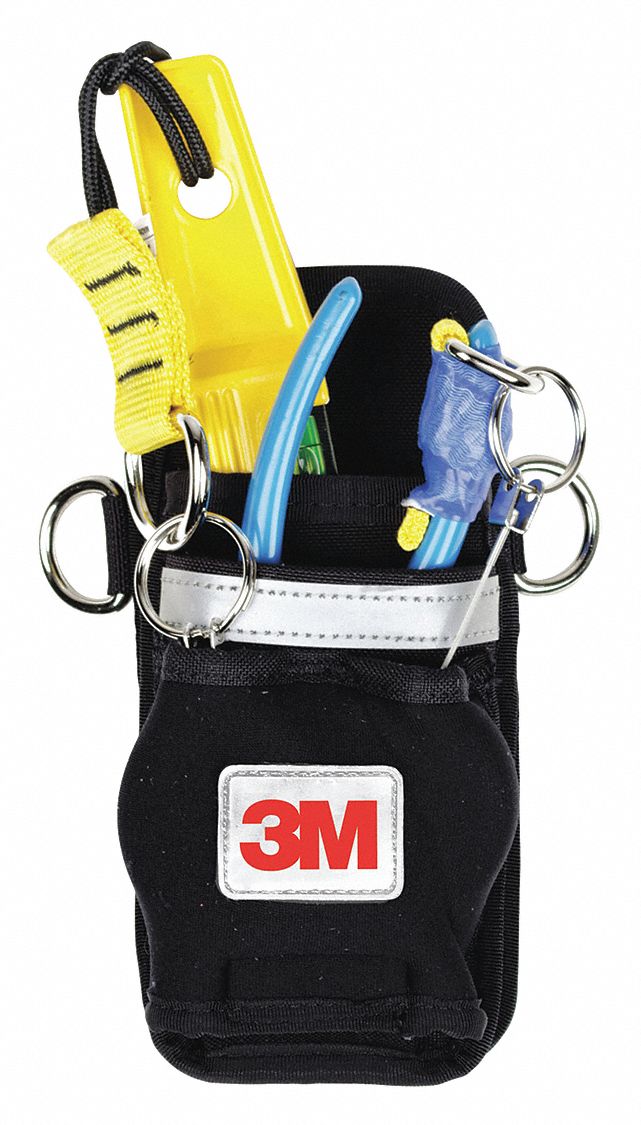 Holster: For Hand Tools, Harness Clip, 2 Tool Connections, 2 Anchor Points, Universal, 1