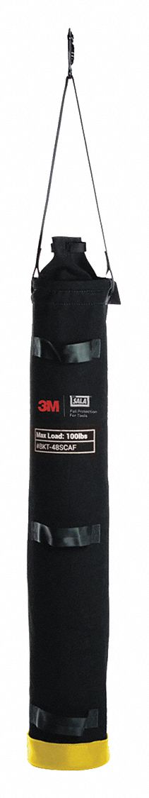 Bucket: Hand Tools/Power Tools/Small Parts, Carabiner, Hook-and-Loop, 120 in Ht, Container