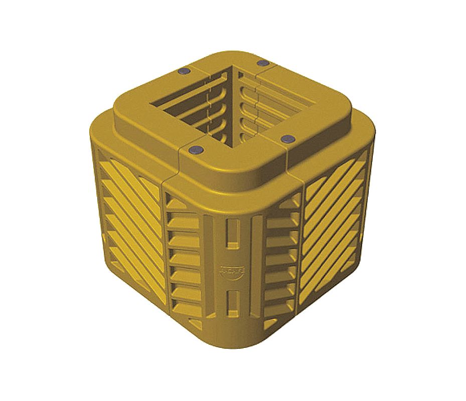 A-SAFE Protector de Columna,Amarillo,24