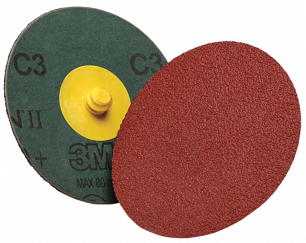 3M CUBITRON II, TR, 4 in Dia, QuickChange Sanding Disc 447Z667100006573 Grainger