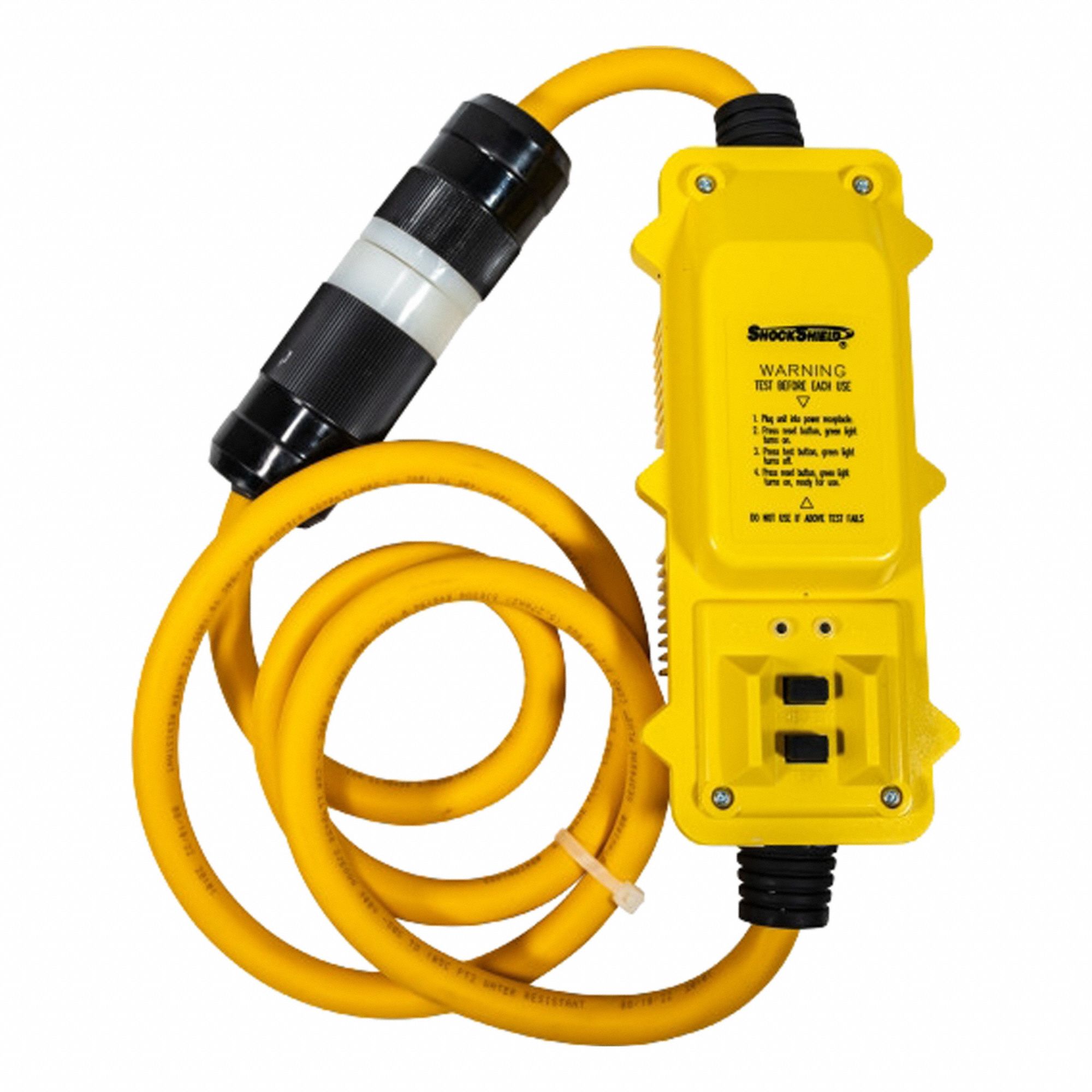 GFCI,  6 ft,  Yellow
