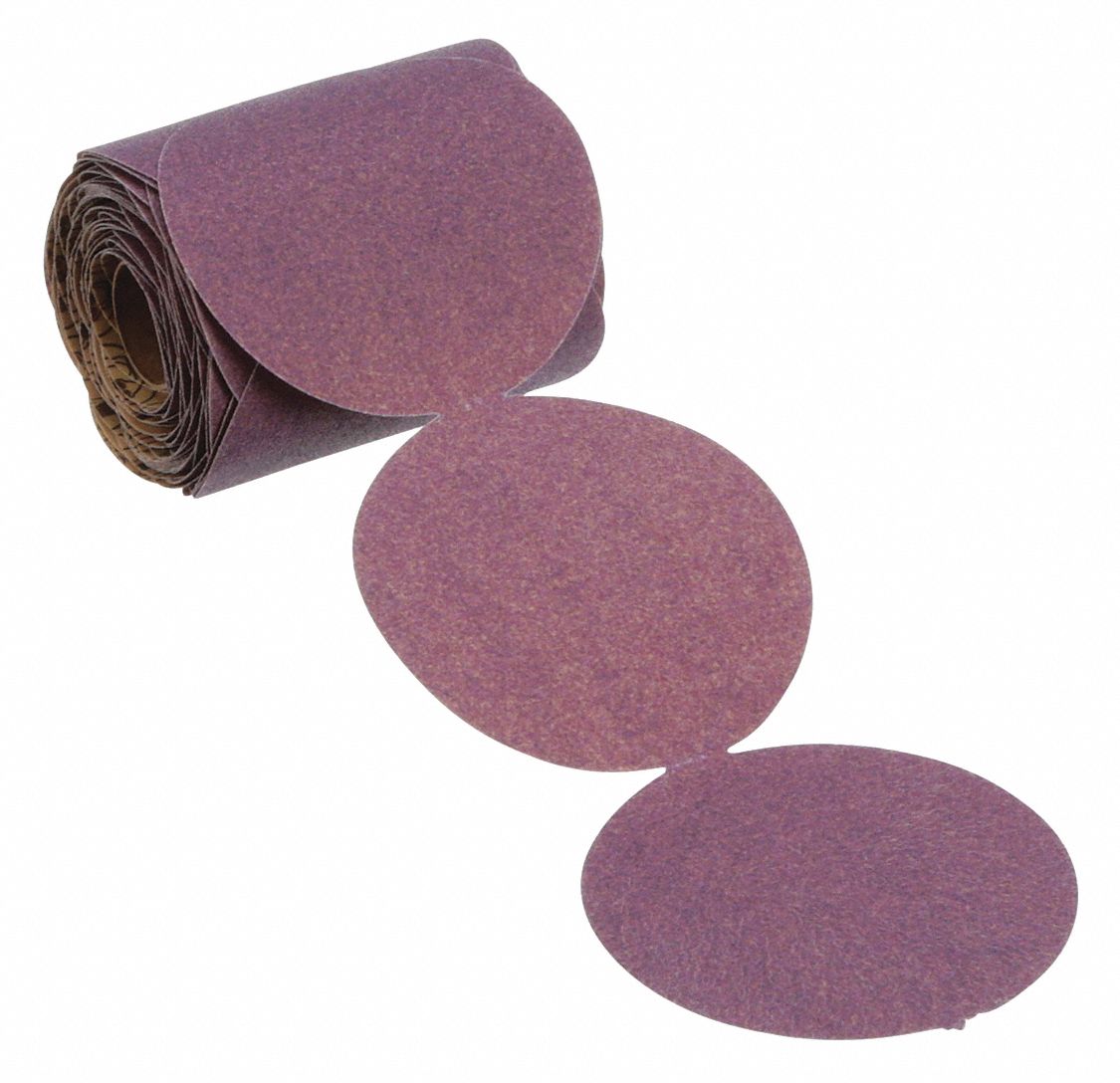 3M CUBITRON II Sanding Disc Roll: Coated, Non-Vacuum, 120 Abrasive Grit ...