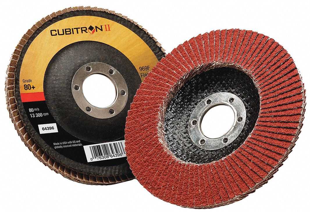 Flap Disc,Type 29,41/2" dia.,80 Grit 969F eBay