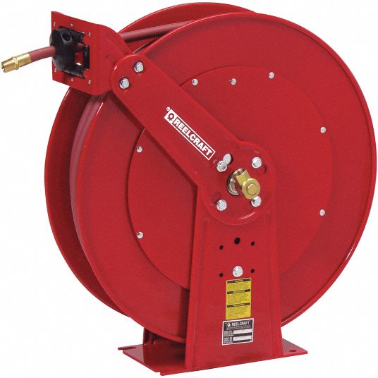DLO 1330IS, PREVOST Wall Mounted 30m Air Hose Reel, 13mm Inner Diameter,  20mm Outer Diameter, 850L/min Flow Rate