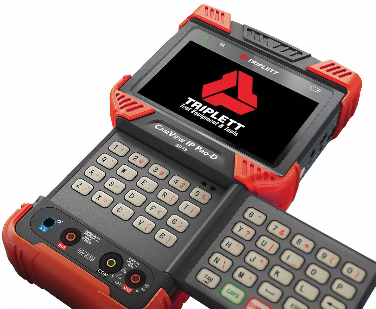 TRIPLETT IP HD Camera Tester, 71/2" H, TFT Color 448G56CamView IP