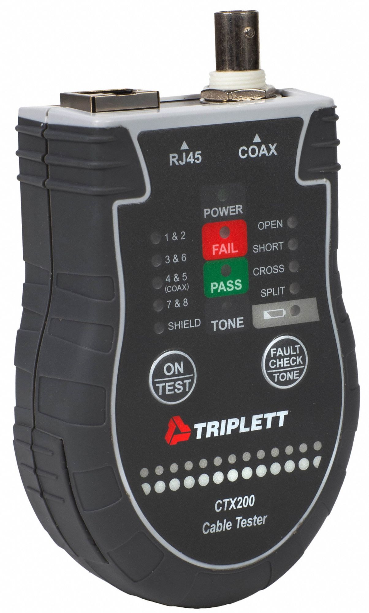 TRIPLETT Coax Network Cable Tester 448G59Pocket CAT Grainger