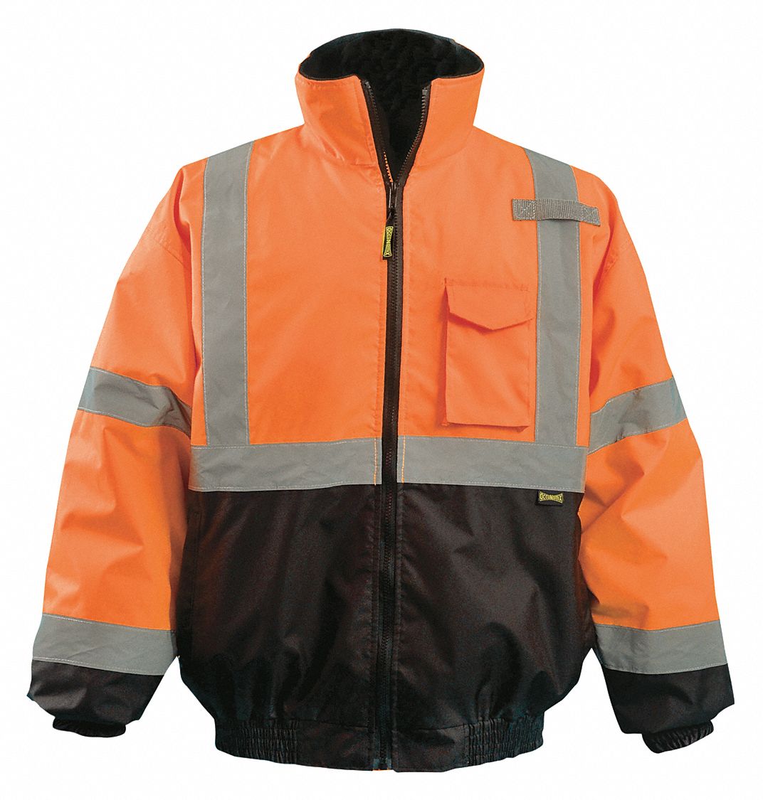 OCCUNOMIX High Visibility Jacket, ANSI Class 3, 100% Polyester, Orange ...