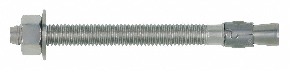 WEDGE ANCHOR,3 1/2 IN L,STAINLESS STEEL