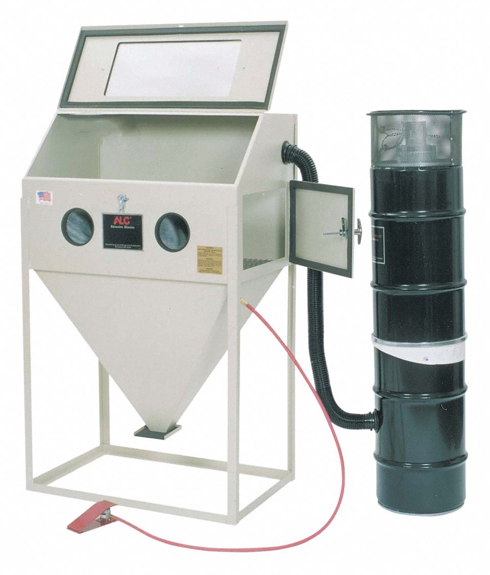Abrasive Blast Cabinet Siphon Feed Type