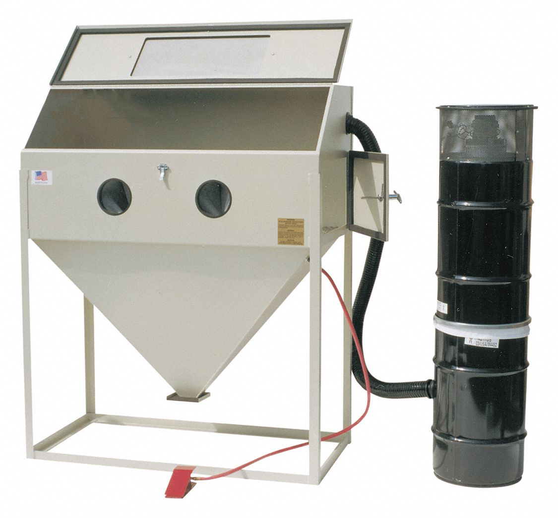 Abrasive Blast Cabinet Siphon Feed Type