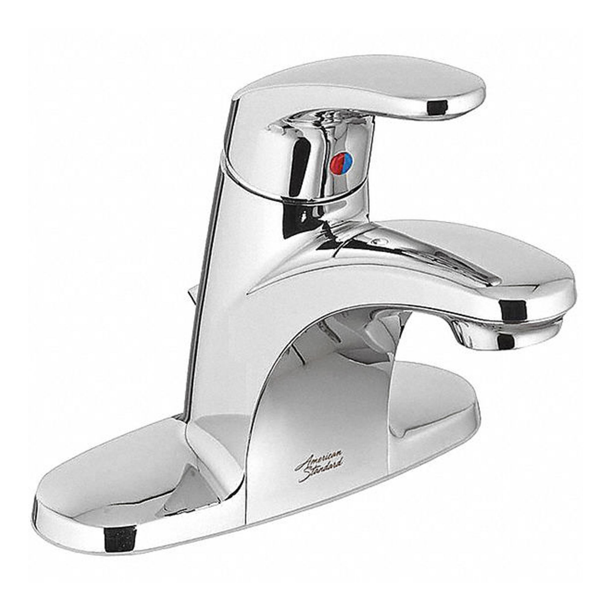 Mid Arc Bathroom Faucet: Colony Pro, Metal, Chrome Finish, 0.5 gpm Flow Rate, Arc