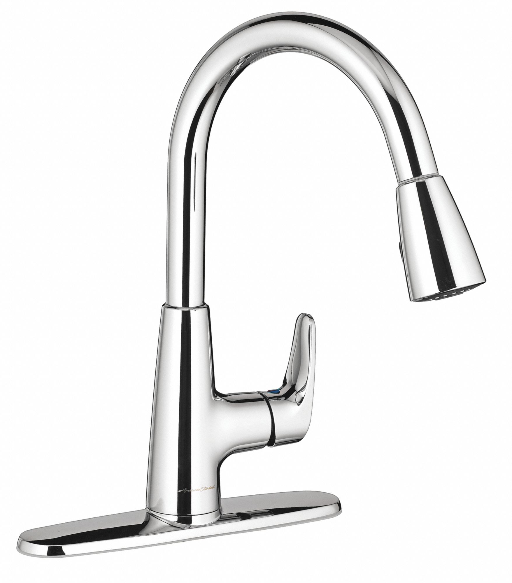 American Standard Chrome Gooseneck Kitchen Sink Faucet Manual Faucet Activation 1 5 Gpm 448n29 7074300 002 Grainger