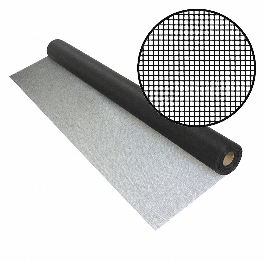 Door and Window Screen: 18 x 18 Mesh Size, 0.008 in Wire Dia., 96 in Wd, 50 ft Lg