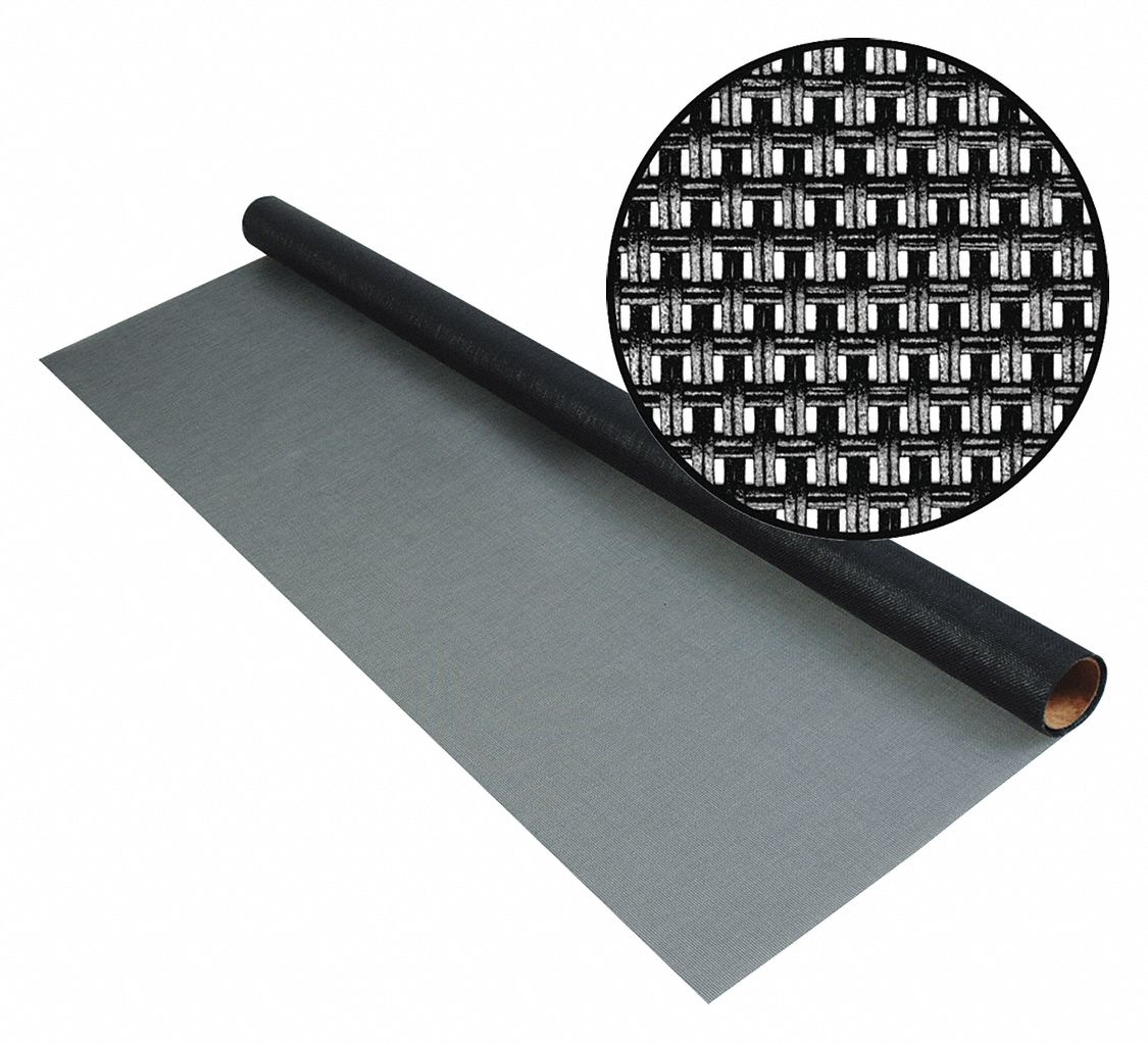 PHIFER, Vinyl Coated Fiberglass, Charcoal, Door and Window Screen ...