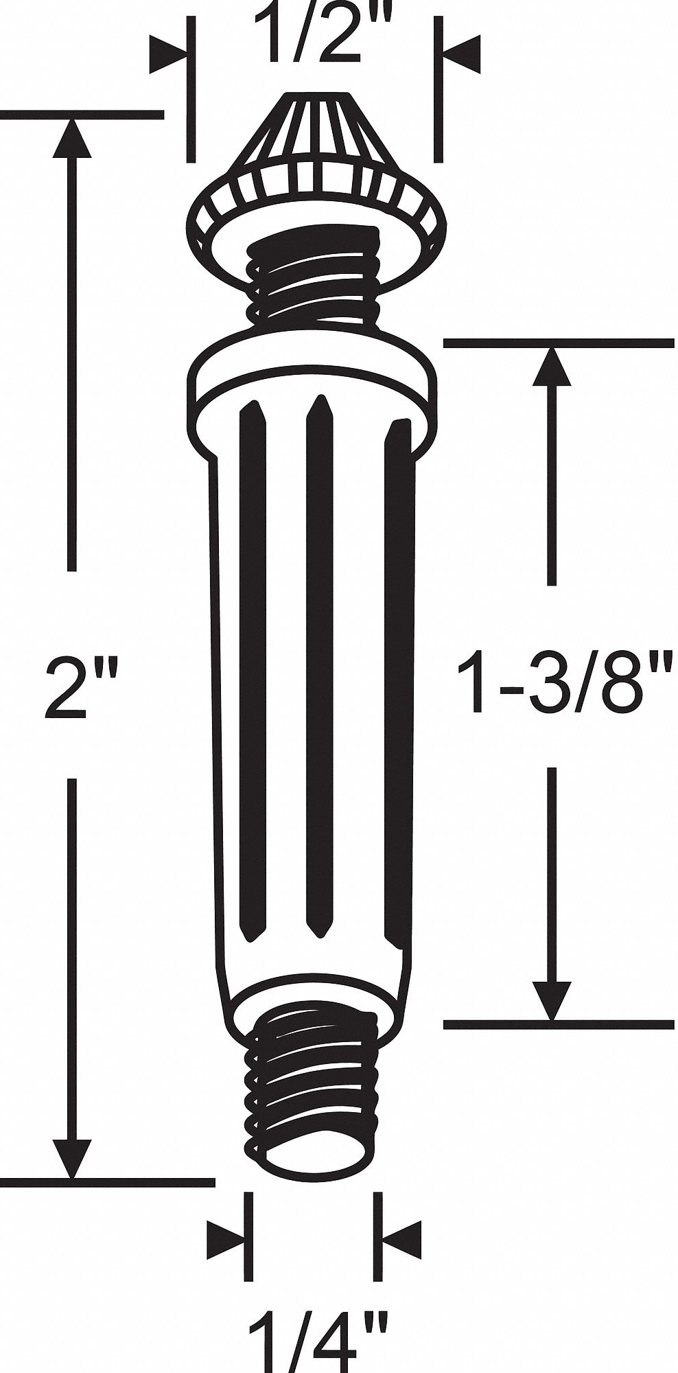 PIVOT INFERIEUR PORTE,NYLON/ACIER,2PO LO