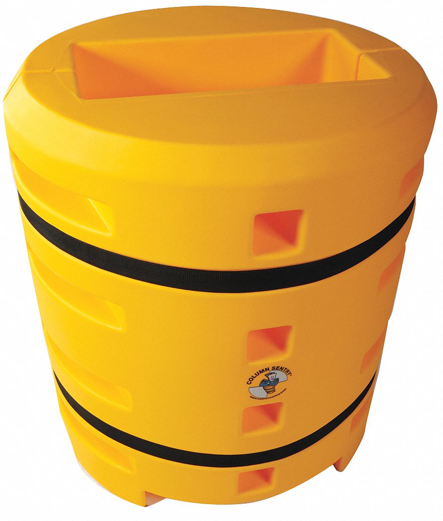 Column Protector: 12 in, 12 in, 12 in (Round)/12 in (Square)/24 in (H-Beam), I-Beam/Round/Square