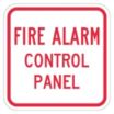 Square Fire Alarm Control Panel Signs