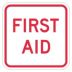 Square First Aid Signs