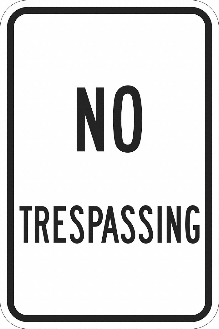 Facility Sign: Aluminum, Mounting Holes Sign Mounting, 18 in Nominal Sign Size, 0.063 in Thick