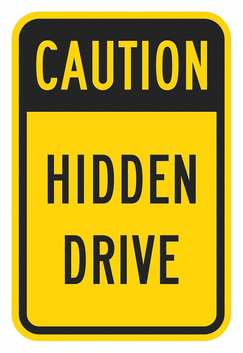 Traffic Sign: 18 in x 12 in Nominal Sign Size, Aluminum, 0.063 in, Engineer