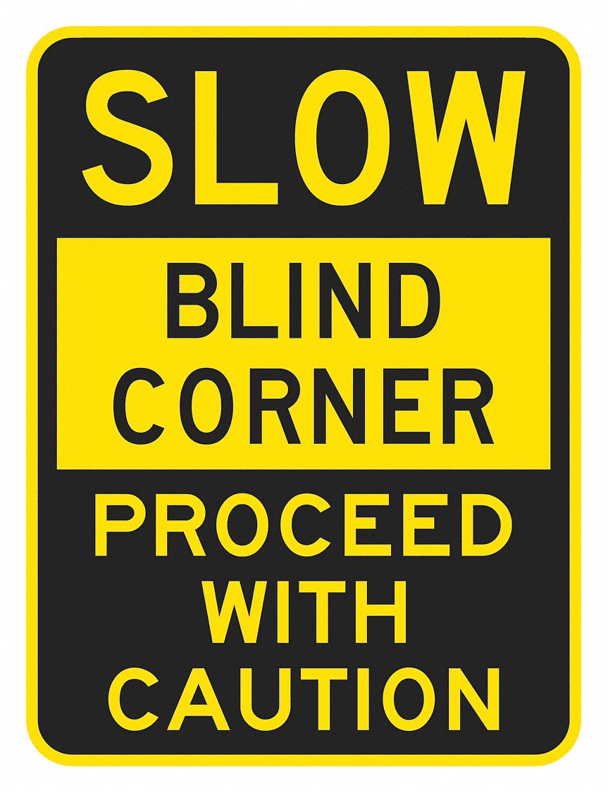 Traffic Sign: 18 in x 12 in Nominal Sign Size, Aluminum, 0.063 in, High Intensity Prismatic, English
