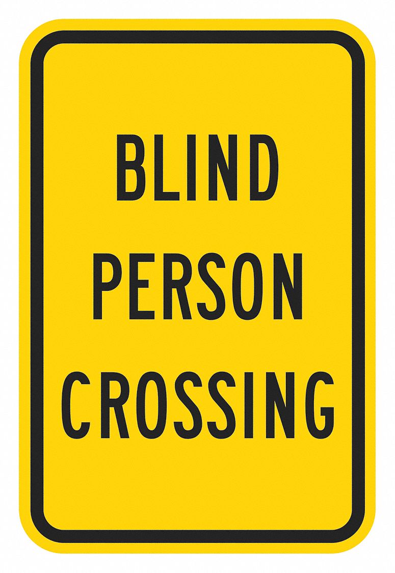 Traffic Sign: 18 in x 12 in Nominal Sign Size, Aluminum, 0.063 in, Engineer