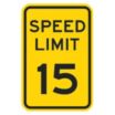Speed Limit 15 Signs
