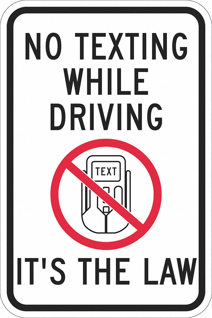 Facility Sign: 18 in x 12 in Nominal Sign Size, Aluminum, 0.063 in, Diamond