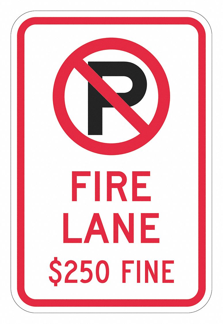 Traffic Sign: 18 in x 12 in Nominal Sign Size, Aluminum, 0.063 in, Engineer
