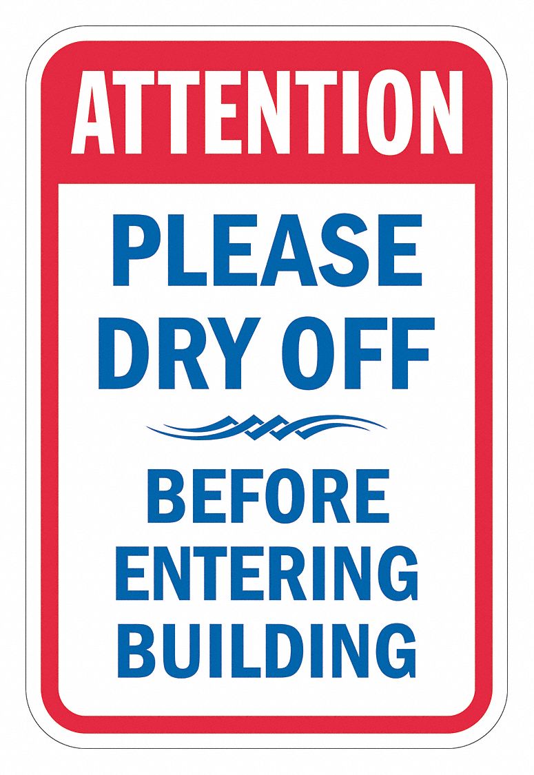 Reflective Accident Prevention Attention Sign: Aluminum, Mounting Holes Sign Mounting, 18 in Ht