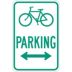 Bicycle Parking Signs (With Double Arrow)