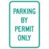 Parking By Permit Only Signs