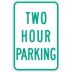 Two Hour Parking Signs