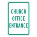 Church Entrance Signs For Parking Lots