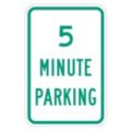 5 Minute Parking Signs