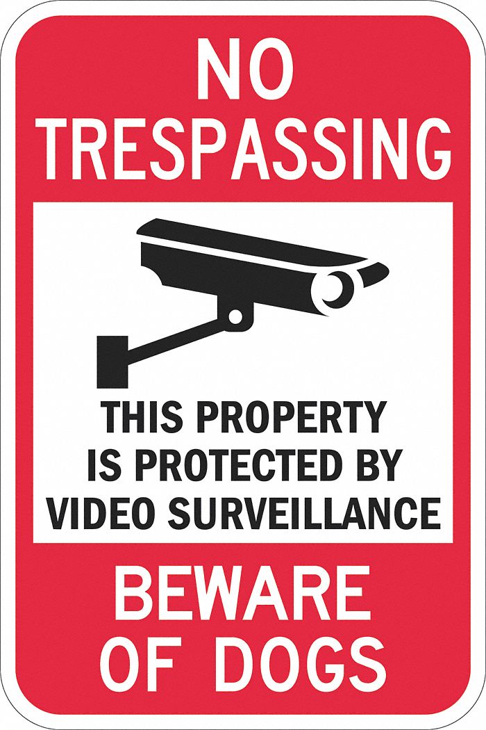 Reflective  No Trespassing Sign: Aluminum, Mounting Holes Sign Mounting, Diamond Grade