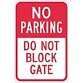 Gate No Parking Signs