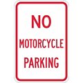 No Motorcycle Parking Signs
