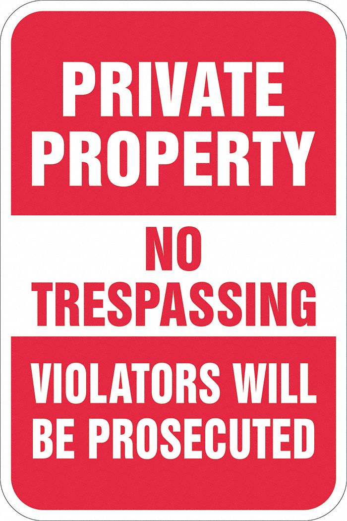 Facility Sign: Aluminum, Mounting Holes Sign Mounting, 18 in Nominal Sign Size, 0.063 in Thick
