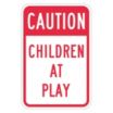 Caution Children At Play Signs