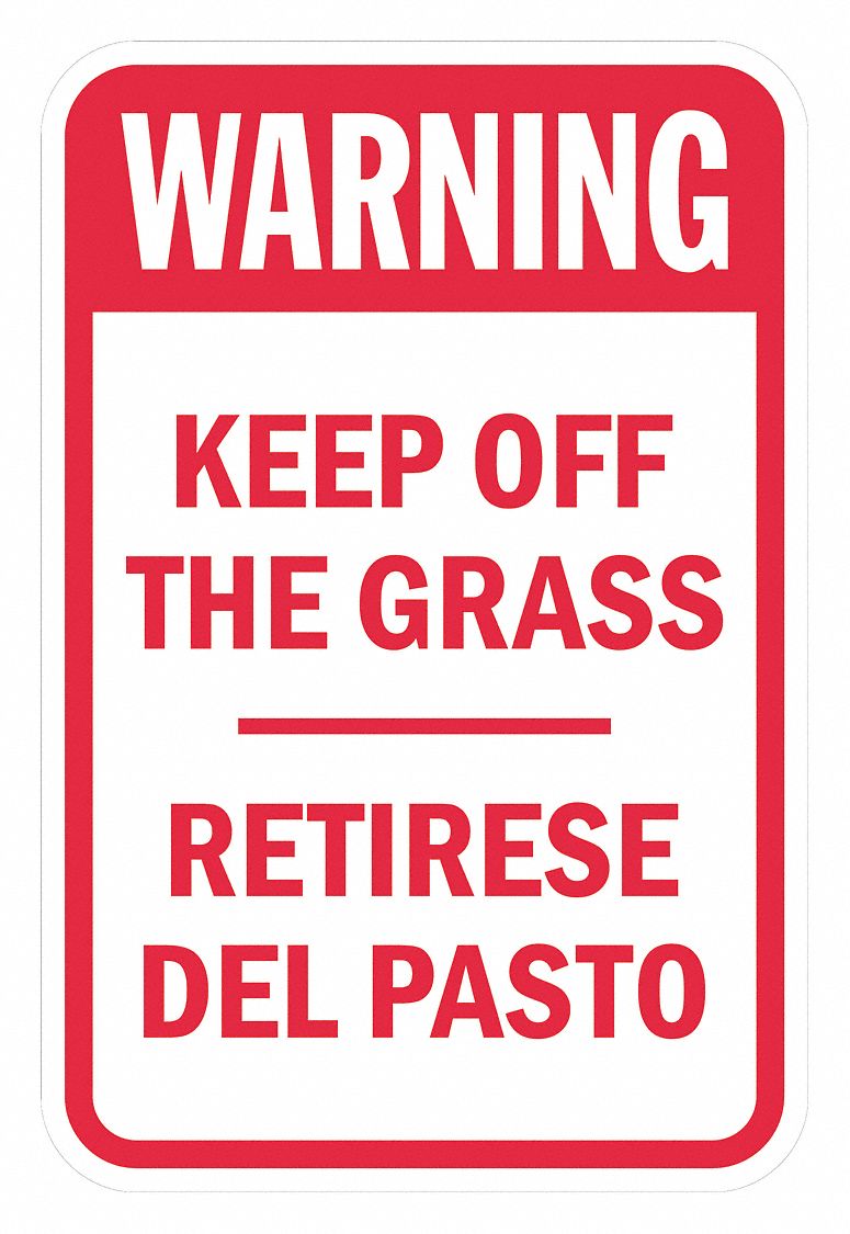 Reflective  No Tresspasing Warning  Sign: Aluminum, Mounting Holes Sign Mounting, 0.063 in Thick