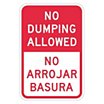 No Dumping Allowed: No Arrojar Basura Signs image