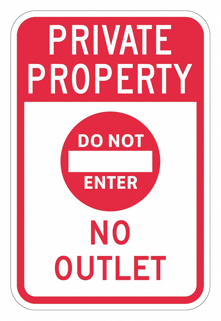 Warning Sign: 18 in x 12 in Nominal Sign Size, Aluminum, 0.063 in Thick, High Intensity Prismatic