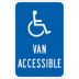 Handicapped Van Accessible Signs