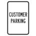 Customer Parking Signs