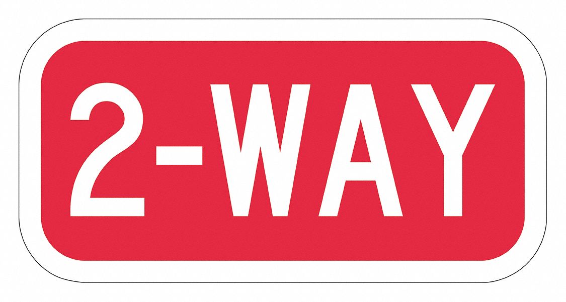 Traffic Sign: 6 in x 12 in Nominal Sign Size, Aluminum, 0.063 in, Engineer