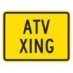 ATV Crossing Signs
