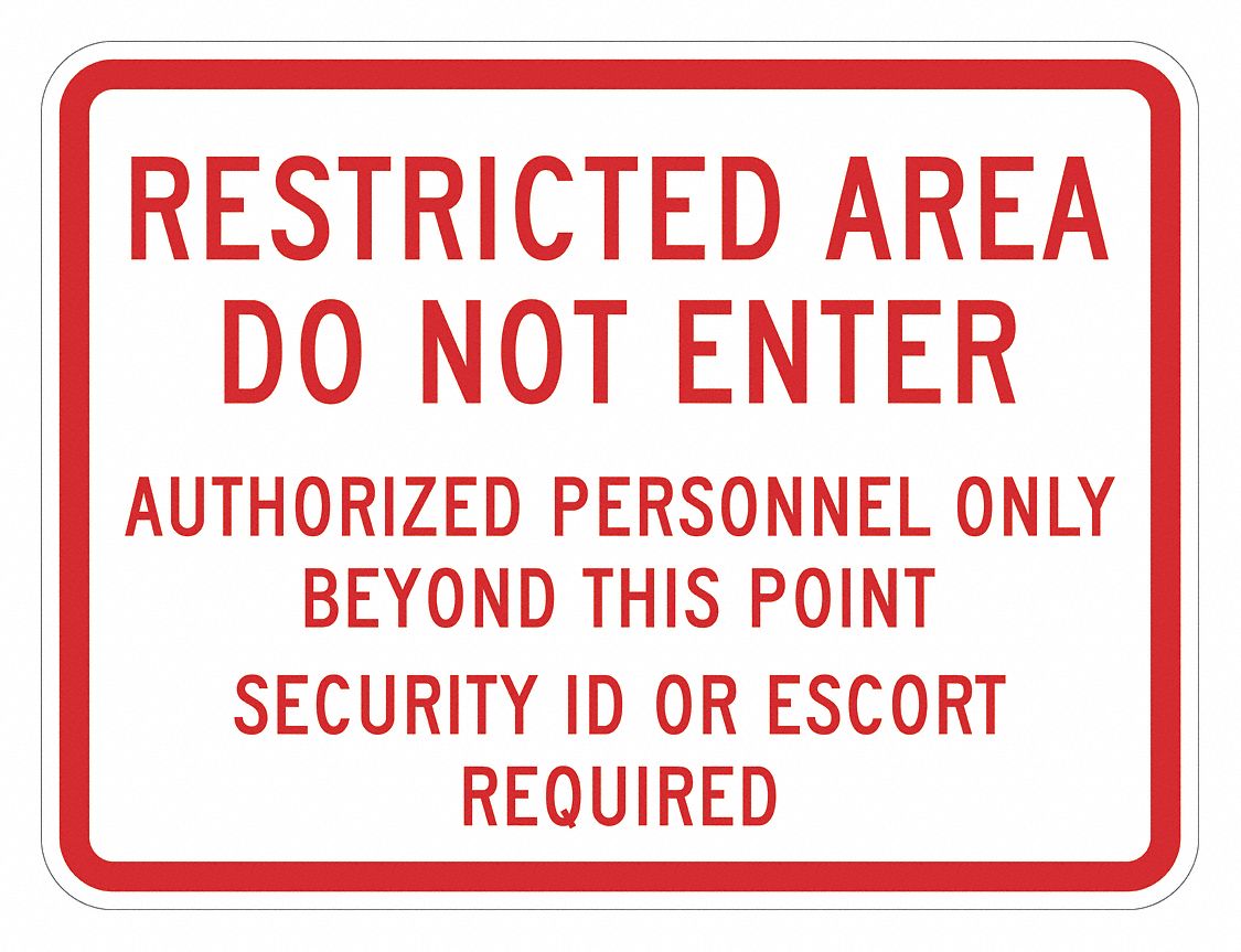 Reflective  Do Not Enter Sign: Aluminum, Mounting Holes Sign Mounting, 0.063 in Thick