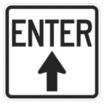 Enter Signs (With Up Arrow)